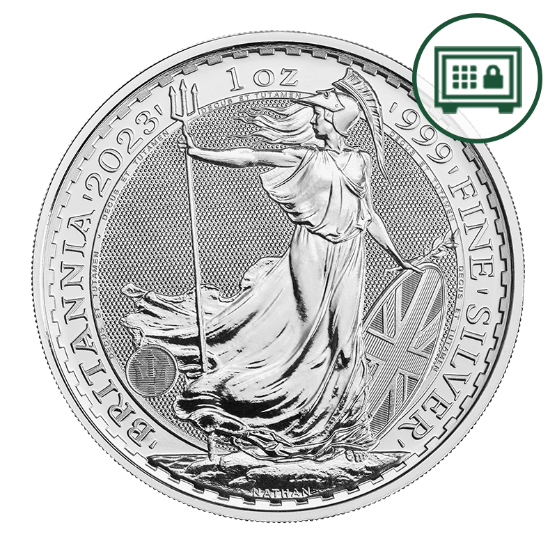 Image pour Pièce d’argent Britannia de 1 oz (2023) - Stockage sécurisé à partir de Métaux précieux TD